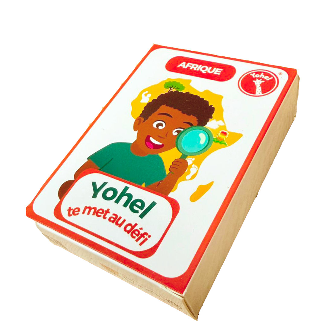 Jeu de cartes Quiz et Devinettes sur l'Afrique, à accompagner avec le puzzle Afrique pour plus de fun !