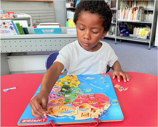 jeux éducatifs puzzle pays d'Afrique