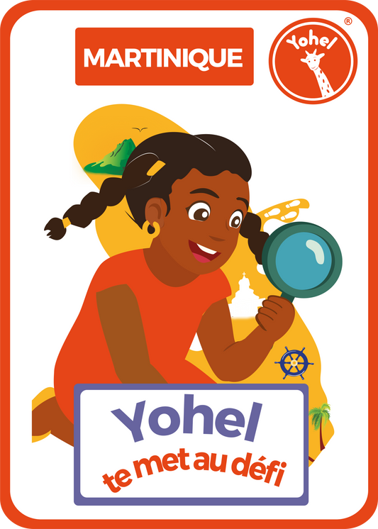 Jeu de cartes Quiz et Devinettes sur la Martinique, à accompagner avec le puzzle Martinique pour plus de fun !