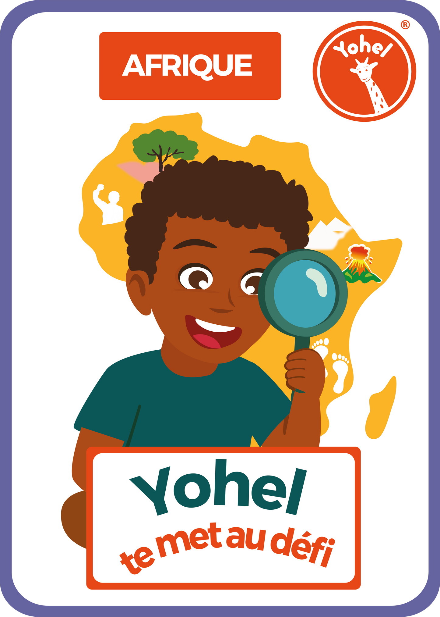 Jeu de cartes Quiz et Devinettes sur l'Afrique, à accompagner avec le puzzle Afrique pour plus de fun !