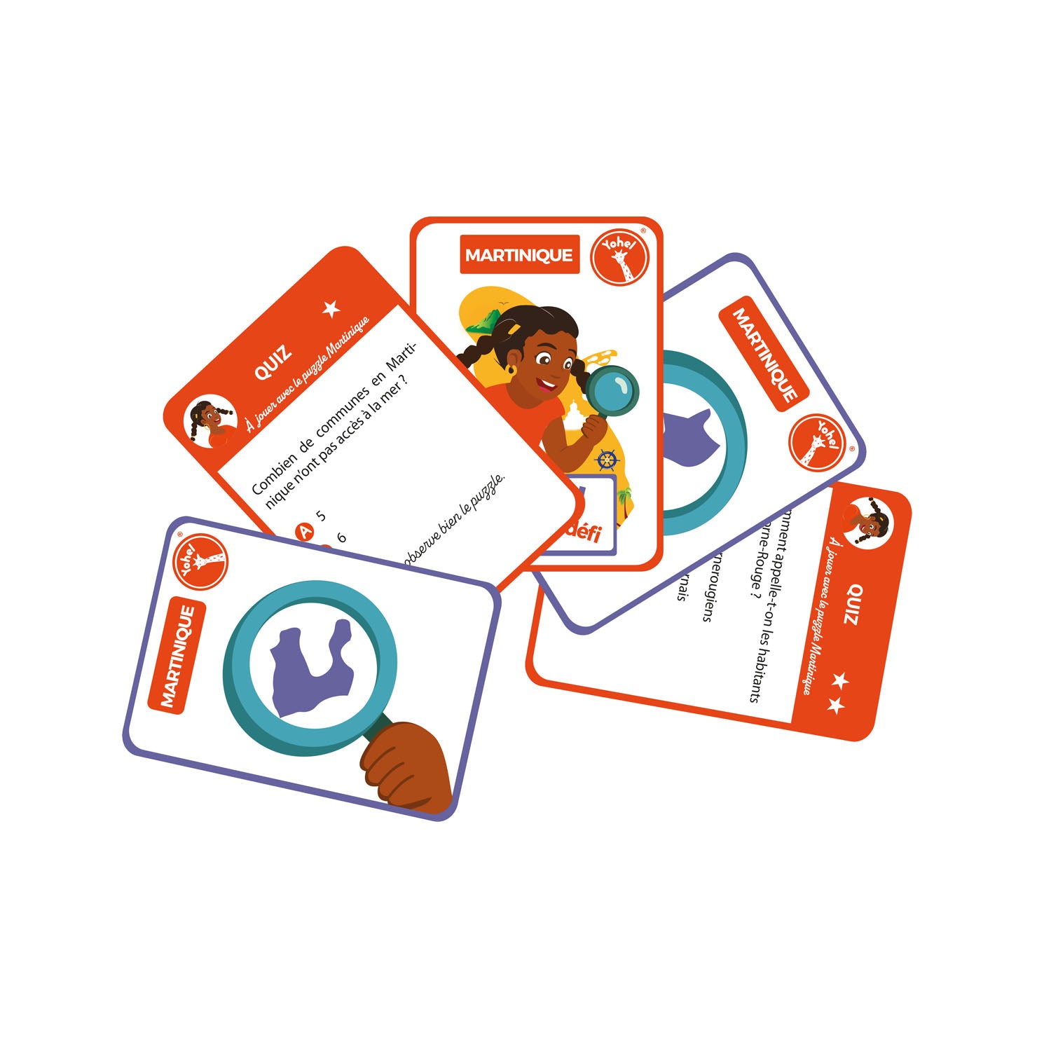 jeu de cartes de quiz sur la Martinique