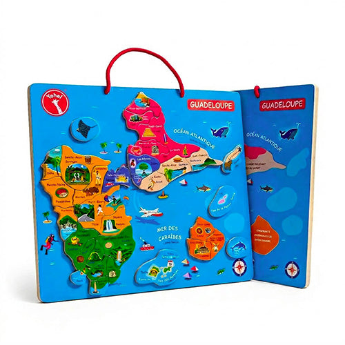 puzzle éducatif sur la Guadeloupe enfant-yohel