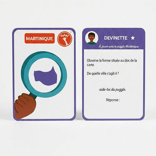 jeu éducatif pour enfant devinette sur la Martinique - Yohel